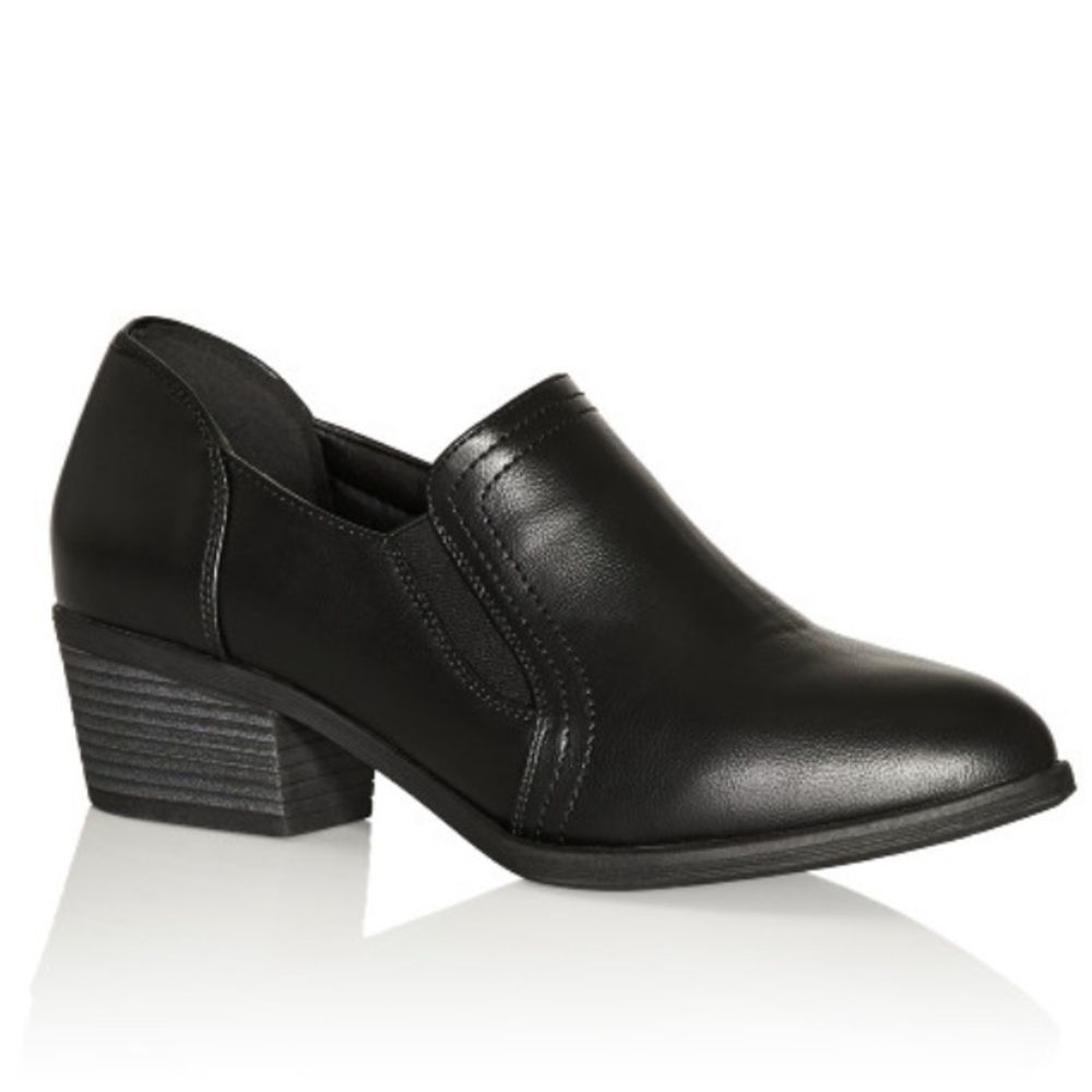 Cloudwalkers Black Heeled Boots